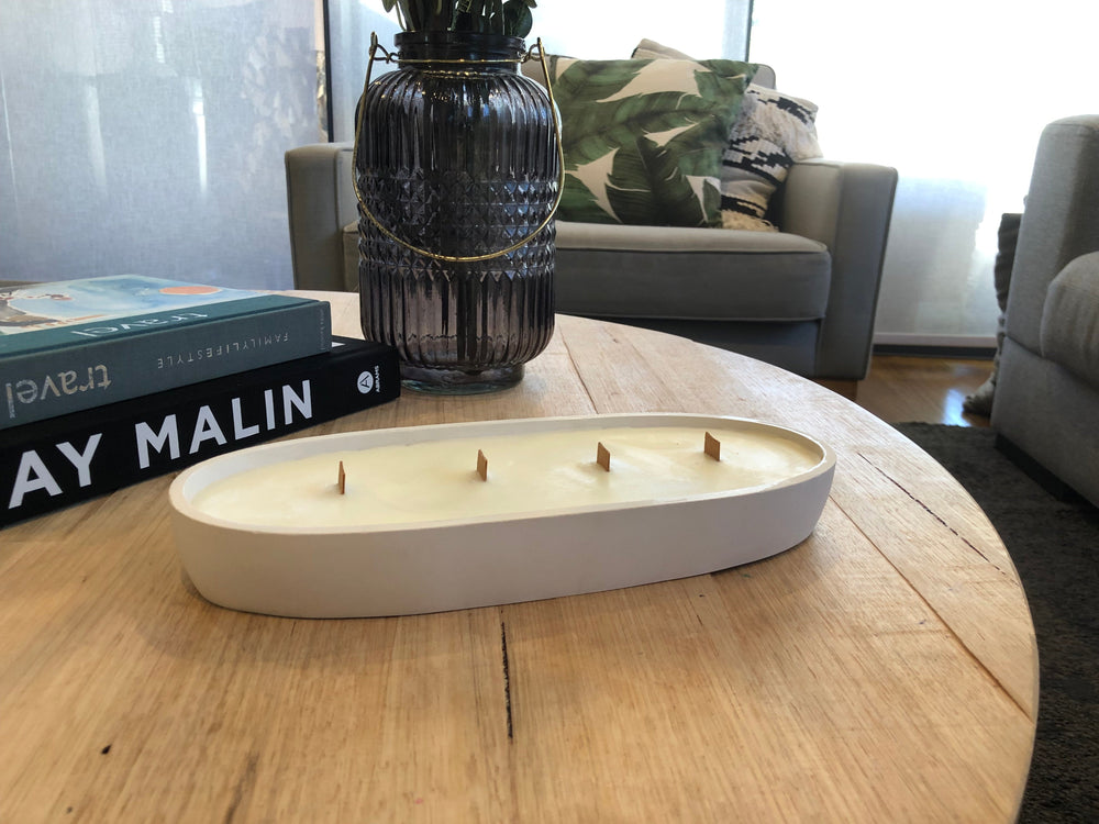 Concrete Candles + Homewares