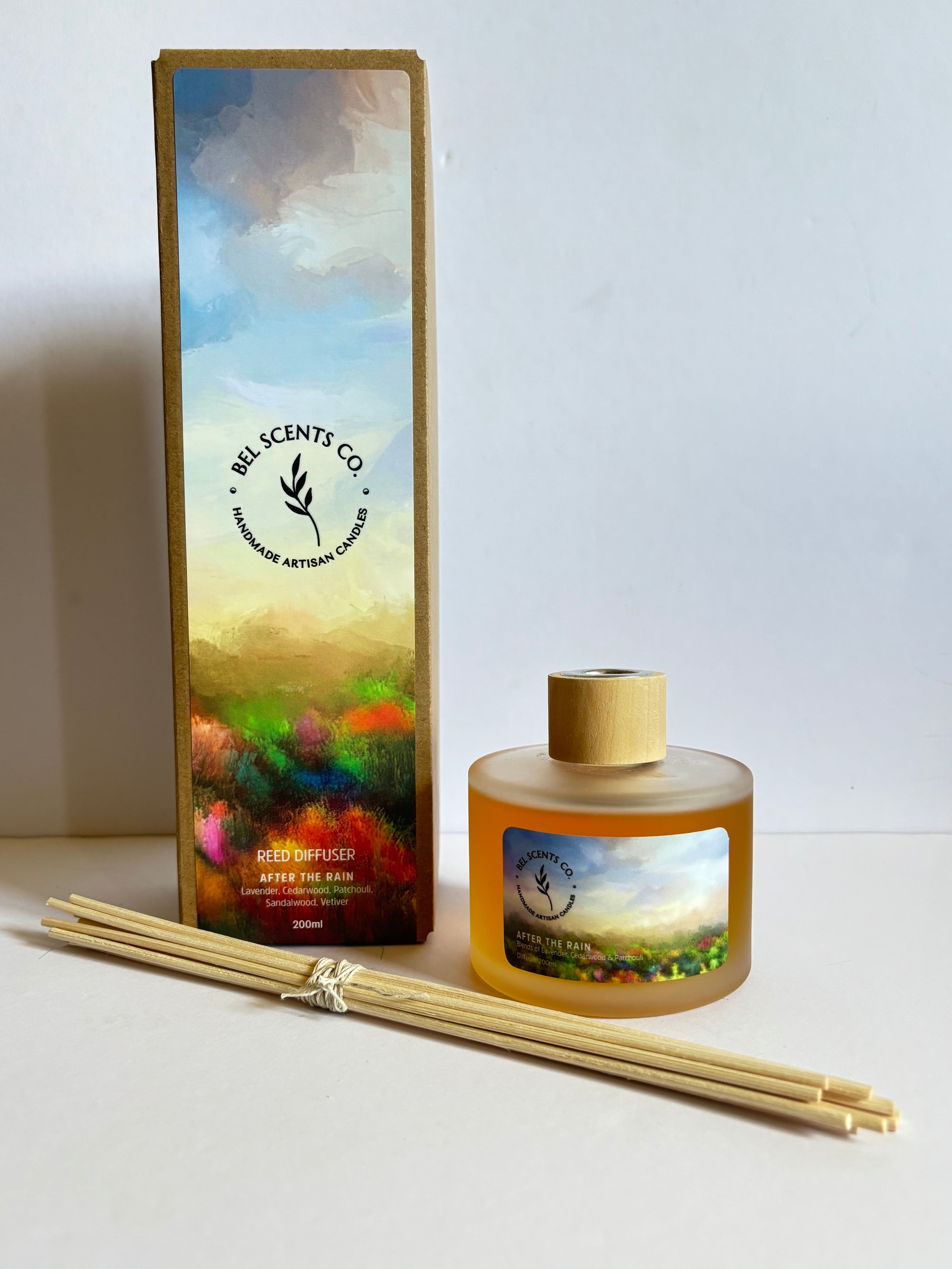 What it smells like after the rain. Petrichor scented reed diffuser Made with pure essential oils. Is the Best Home Fragrance decor for your home. This flameless fragrance is safe and natural product and can be used around pets and children. The perfect Aromatherapy diffuser, for pure essential oils. The perfect air freshener for your home or gift to someone special. Great gifts for women or housewarming. 
Voted the Best Smelling Fragrance and most popular scent for the Home office decor and home.