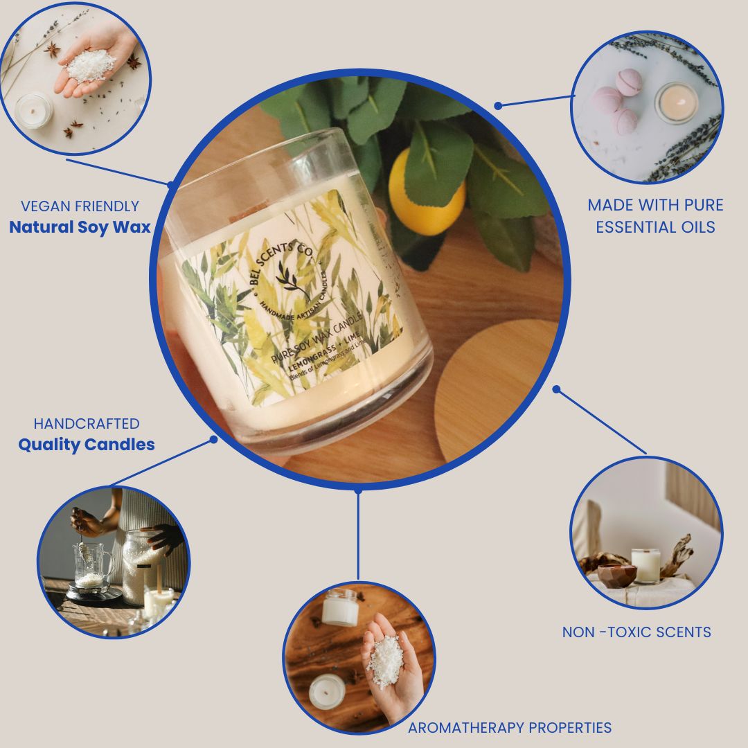 aromatherapy candles are designed with purpose to not only complement your home decor, but to leave your senses relaxed, refreshed and renewed energy. Our Candles are designed for your health and wellness.