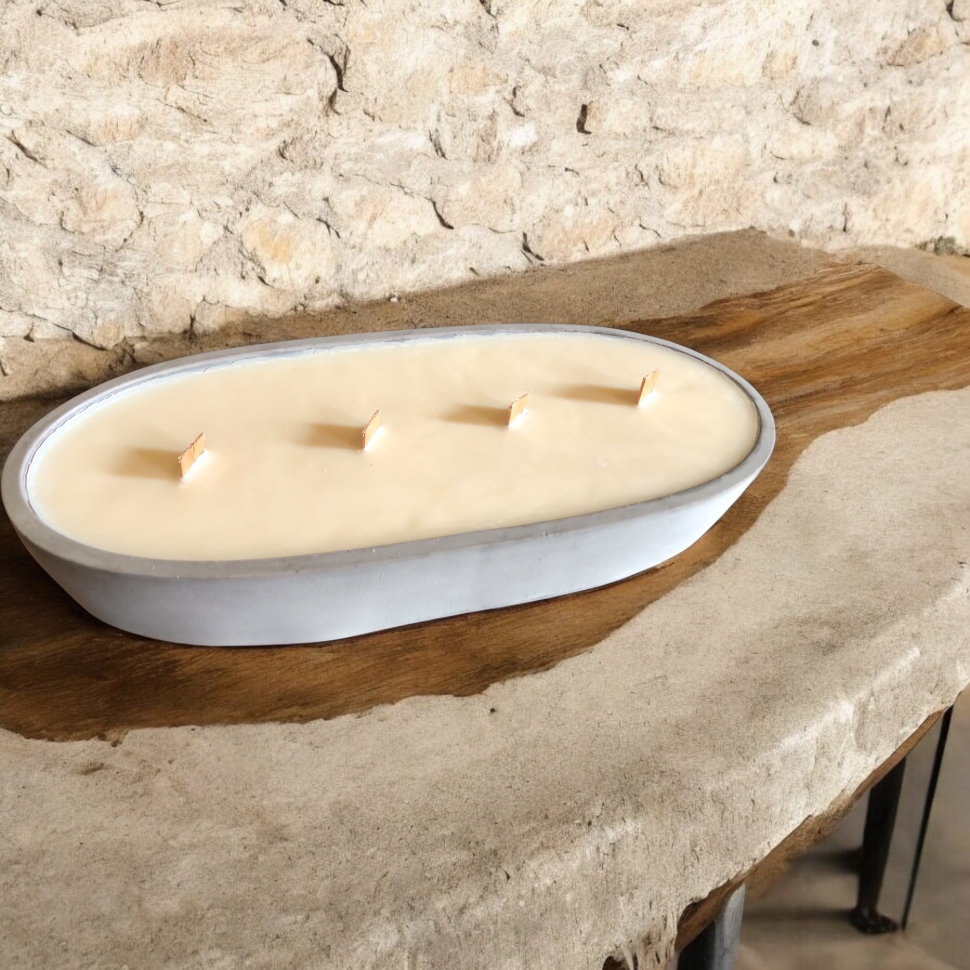 Concrete Grey Candle Grey Luxury Soy Candle