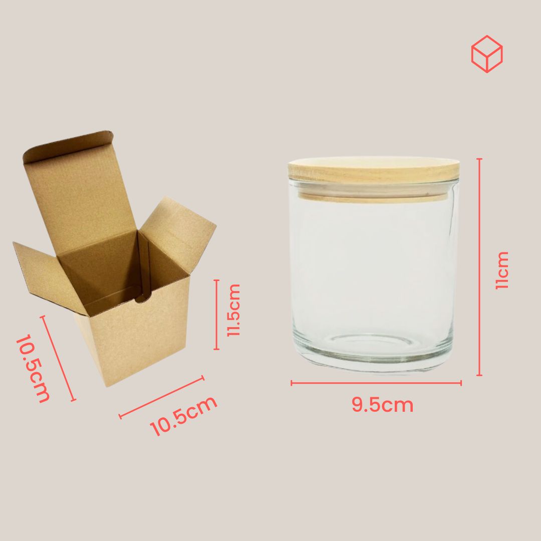 Candle Fact Sheet Size and Dimensions. Large Candle Size.