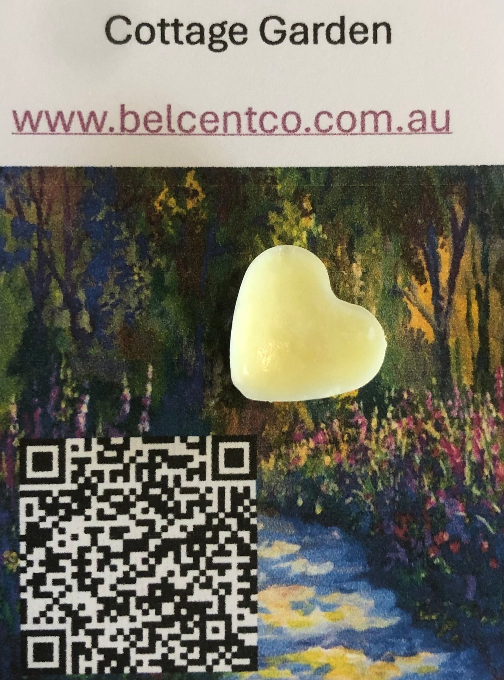 Discover Scented Cards Try before you Buy Cottage Garden with QR code