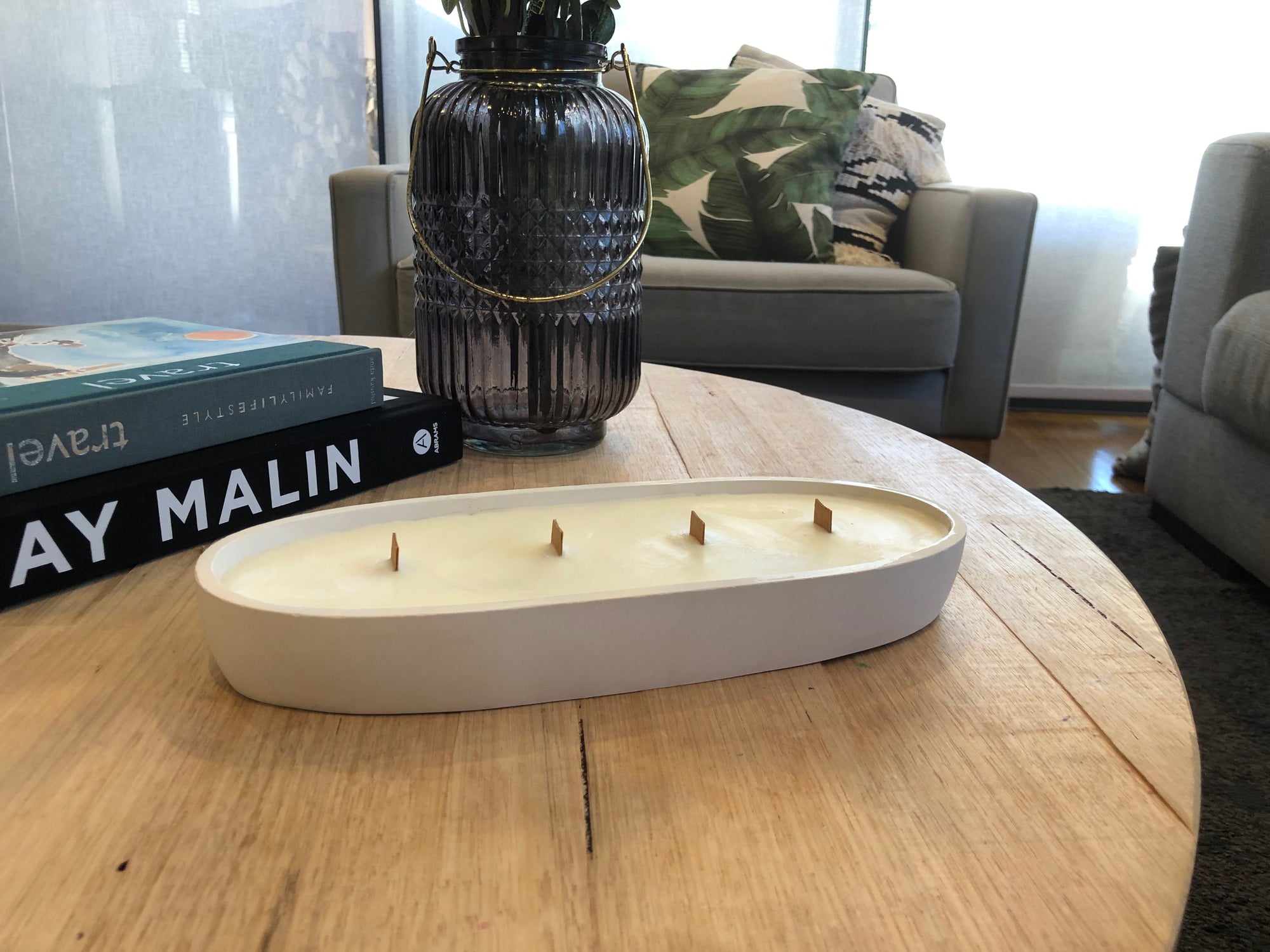 Concrete Candles + Homewares
