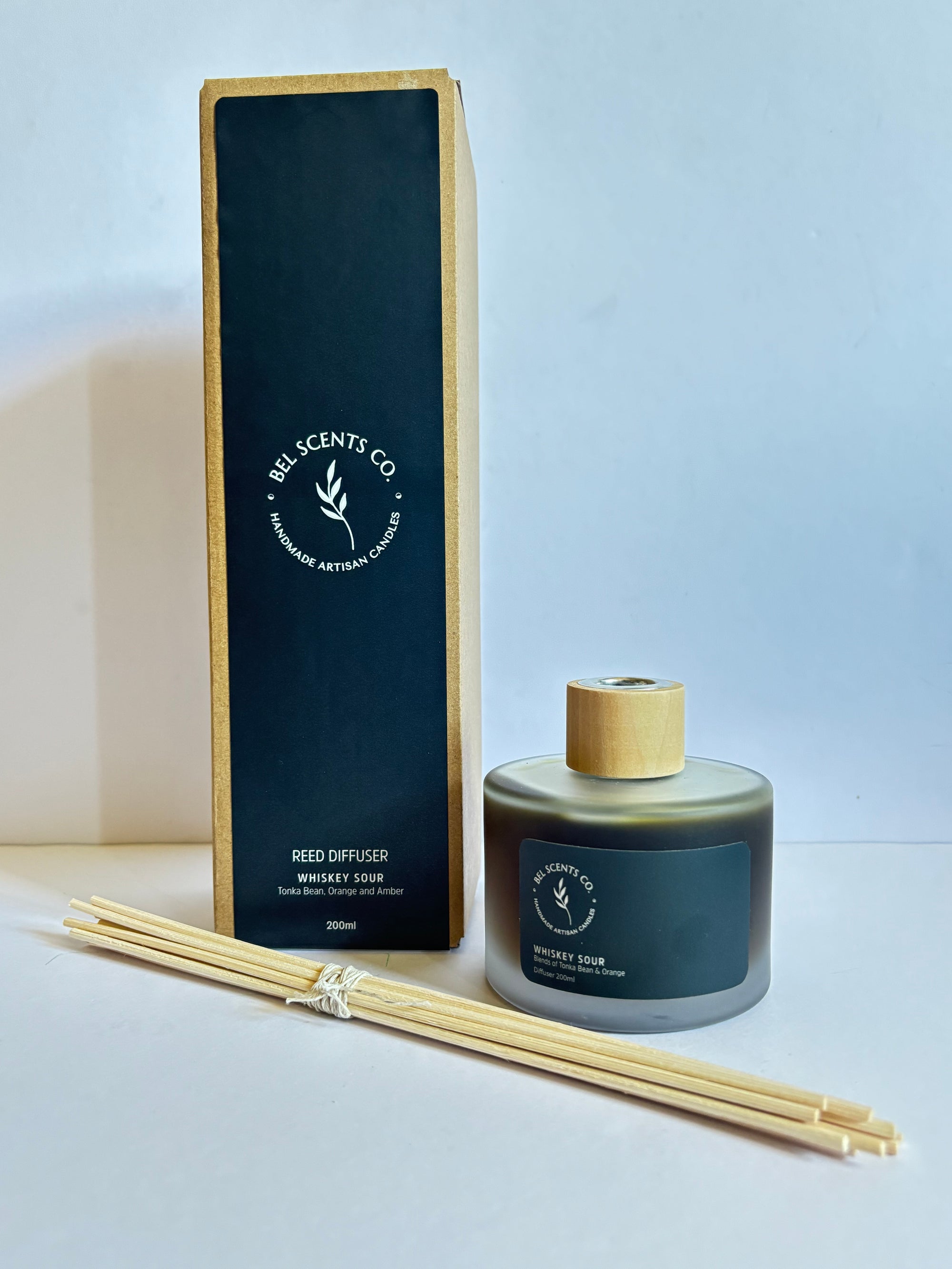 Our Whiskey Sour Crafted scented reed diffuser Made with Amber and Neroli essential oil. Is the Best Home Fragrance decor for your home. This flameless fragrance is safe and natural product and can be used around pets and children. The perfect Aromatherapy diffuser, for pure essential oils. The perfect air freshener for your home or gift to someone special. Great gifts for women or housewarming. 
Voted the Best Smelling Fragrance and most popular scent for the Home office decor and home. 