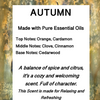 scent profile to Autumn fragrance