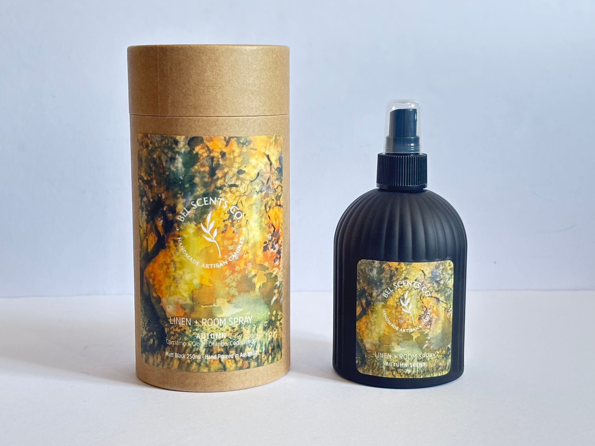 A Home Fragrance of Cozy Spicy and Warm Aroma of Fall. Our Natural Air Freshener, non toxic and chemical free spray. Everyday Room mist and bathroom spray is locally made in Melbourne are Artisan crafted sprays. With a reusable bottle spray our Room sprays are perfectly scented for aromatherapy and essential oil spray. 