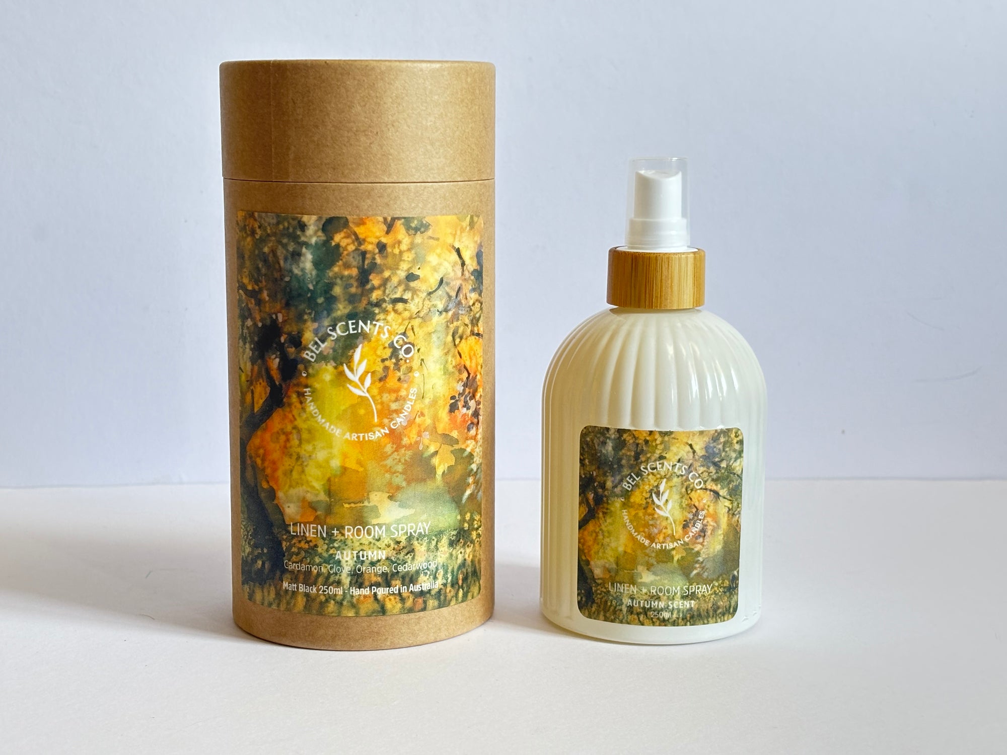 A Home Fragrance of Cozy Spicy and Warm Aroma of Fall. Our Natural Air Freshener, non toxic and chemical free spray. Everyday Room mist and bathroom spray is locally made in Melbourne are Artisan crafted sprays. With a reusable bottle spray our Room sprays are perfectly scented for aromatherapy and essential oil spray. 