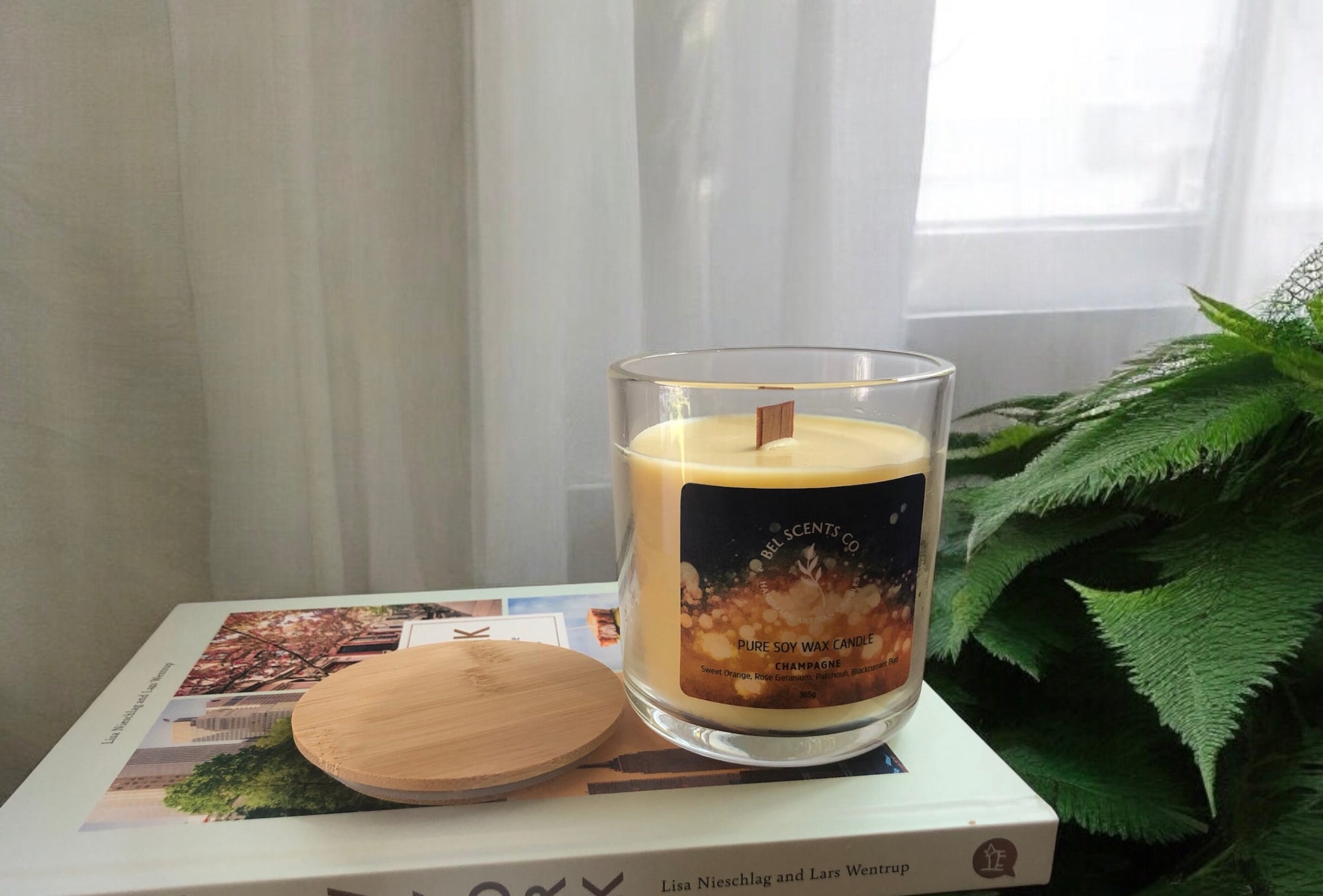 Artisan Crafted Scented Candles. Natural Candles made with Pure Essential Oils and designed for Aromatherapy and relaxing. Candles crafted for Gifts for her, Gifts for women. Great Birthday Gifts or Mothers Days Gifts. Our Candles are Made in Australia in our Candle Making Warehouse based in Melbourne Australia. A beautiful glass jar candle with wooden lid. 100% Pure Soy Wax infused with the finest pure essential oil blends.  Candles made for the Home Decor and beautifully crafted to lift your space. 