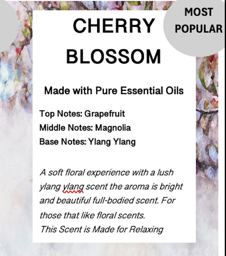 Scent Profile to Cherry Blossom Fragrance