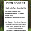 Scent profile description for signature Dew Forest Scent