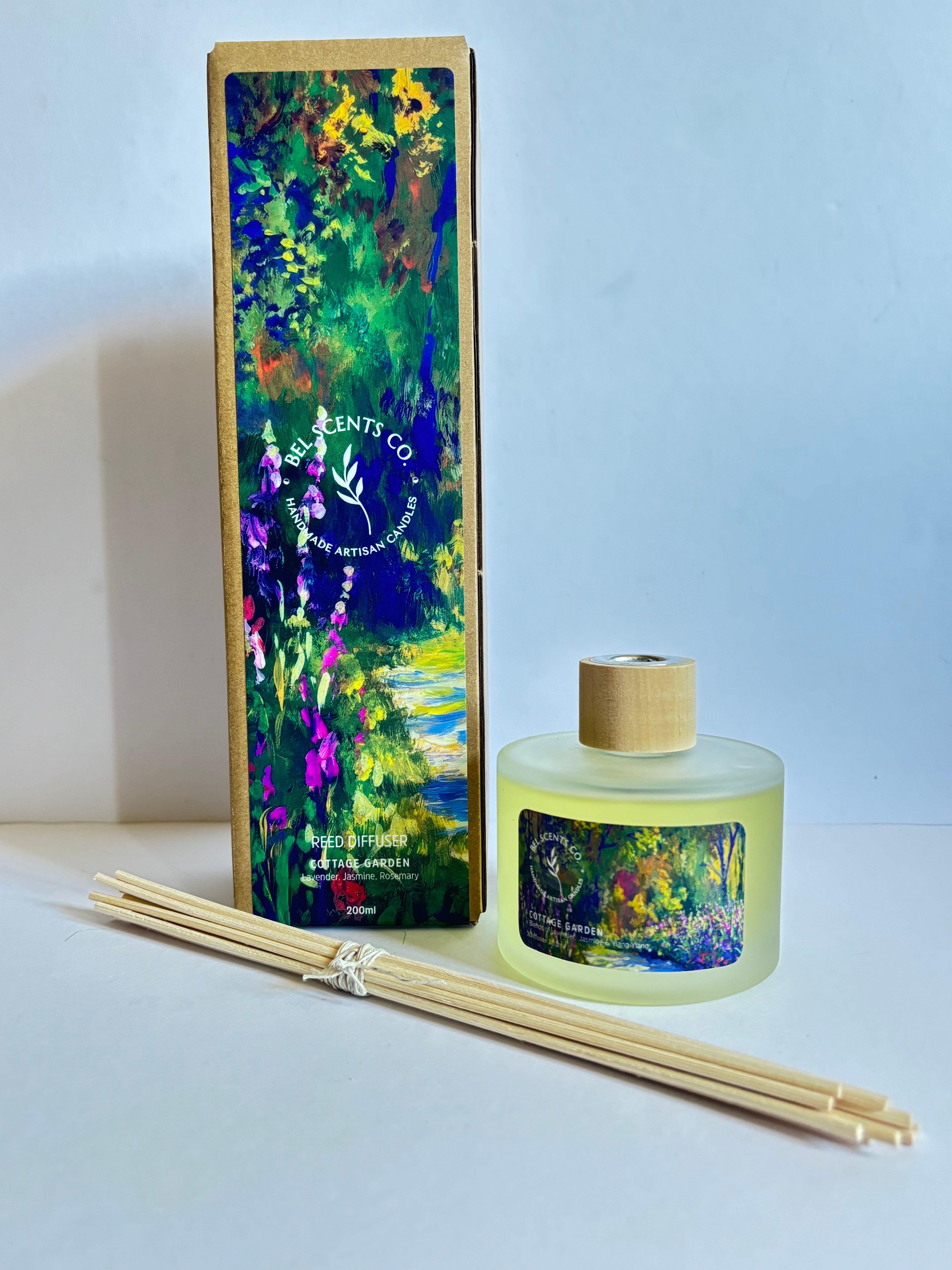 Reed Diffuser Cottage Garden – Bel Scents Co.