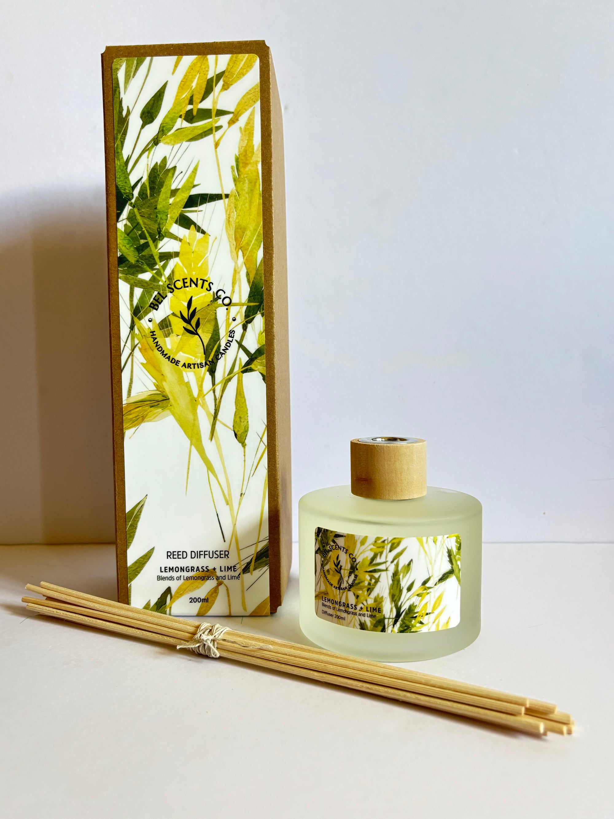 Our Lemongrass and Lime Crafted scented reed diffuser. Is the Best Home Fragrance decor for your home. This flameless fragrance is safe and natural product and can be used around pets and children. The perfect Aromatherapy diffuser, for pure essential oils. The perfect air freshener for your home or gift to someone special. Great gifts for women or housewarming. 
Voted the Best Smelling Fragrance and most popular scent for the Home office decor and home. 