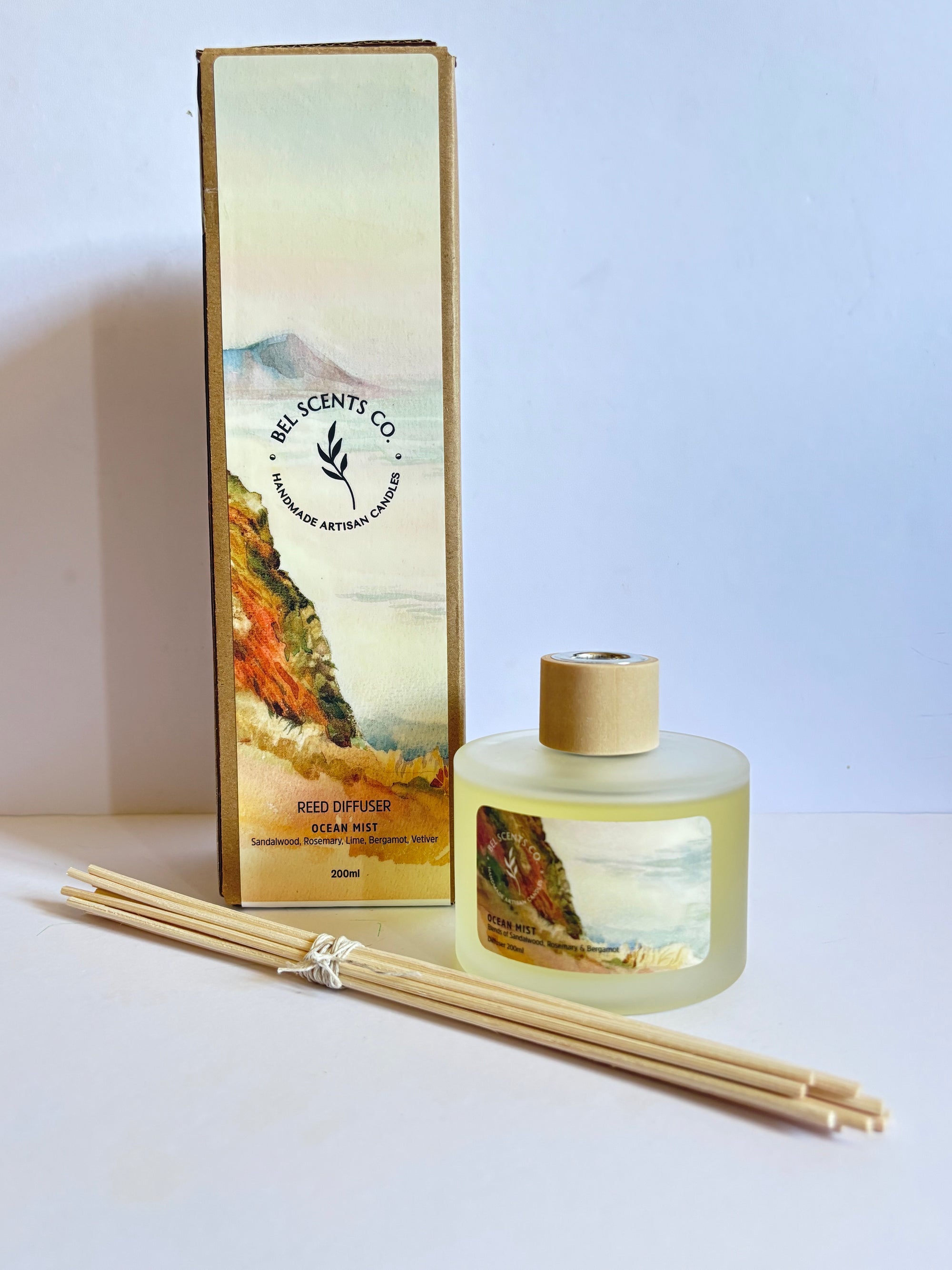 Ocean Mist scented reed diffuser Made with pure essential oils. Is the Best Home Fragrance decor for your home. This flameless fragrance is safe and natural product and can be used around pets and children. The perfect Aromatherapy diffuser, for pure essential oils. The perfect air freshener for your home or gift to someone special. Great gifts for women or housewarming. 
Voted the Best Smelling Fragrance and most popular scent for the Home office decor and home. 