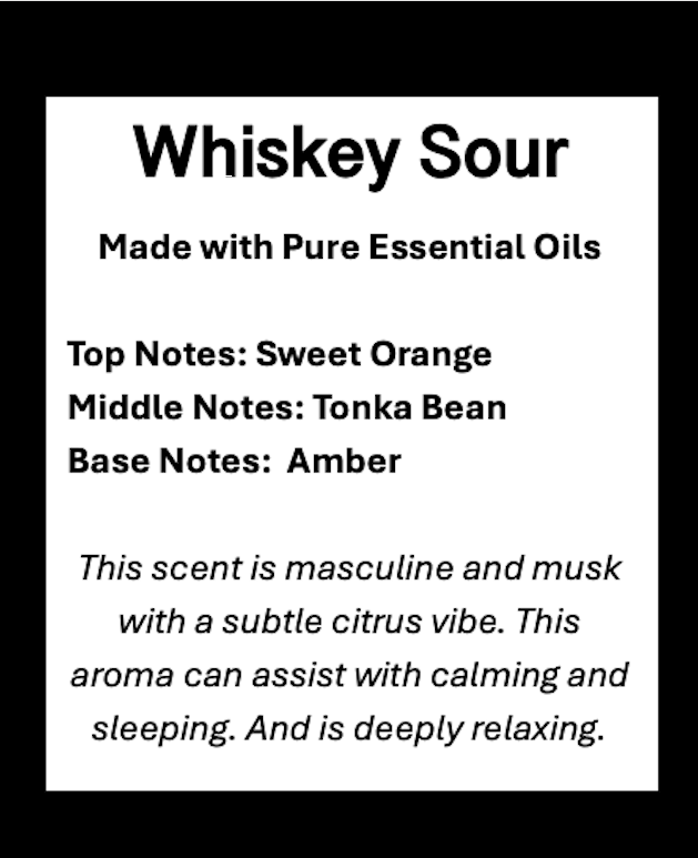 Scent Profile data sheet Whiskey Sour