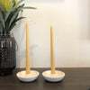 Natural Beeswax Taper Pillar Candles – Handcrafted | Clean-Burning | Unscented | Eco-Friendly Home Décor
